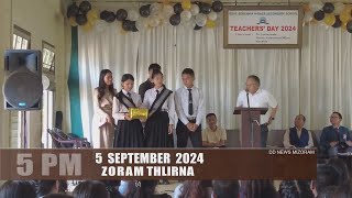 DD News Mizoram  Zoram Thlirna  5 September 2024  5 PM [upl. by Cinomod441]