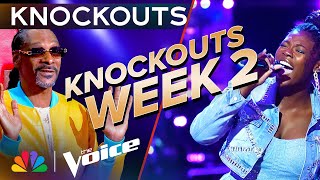 Dazzling Performances from the Second Week of Knockouts  The Voice  NBC [upl. by Alhak175]