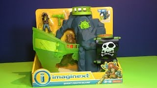 Imaginext Ghost Pirate Island Hideout Toy Playset Pirate Figure Launcher and Ghost Alligator [upl. by Stanly]