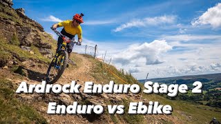 Ardrock Enduro 2024 stage 2 Enduro vs Ebike race runs [upl. by Engleman]