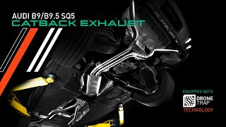 IE Audi B9 SQ5 Catback Exhaust System With DroneTrap Technology [upl. by Ynittirb]