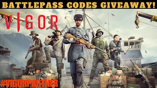 Vigor  BATTLEPASS CODES GIVEAWAY [upl. by Eduino]