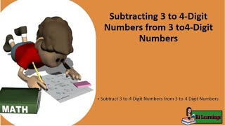 MATH Q1W7 Subtracting 3 to 4Digit Numbers from 3 to4Digit Numbers With and Without regrouping [upl. by Oigres737]