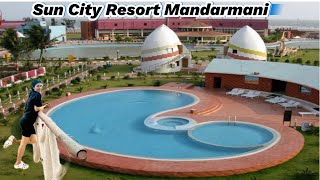 Suncity Resort Mandarmani Vlog  Private Beach Lake Swimming Pool Sea View Rooms [upl. by Manbahs880]