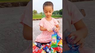 Cute baby eating coco bin and enjoyed babyfood cute eating [upl. by Ahtram]