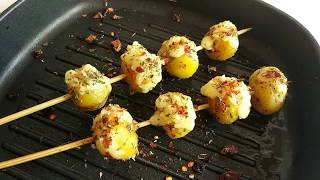 Cheesy Garlic Potatoes Recipe in Odia I Party Starter I roshniscuisine [upl. by Lucky]