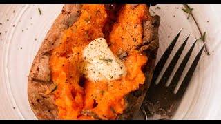 Easy Air Fryer Sweet Potatoes [upl. by Yanahc]