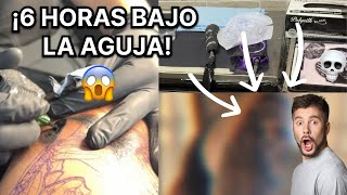 ¡El Tatuaje MÁS DOLOROSO de Mi Vida 6 HORAS INOLVIDABLES [upl. by Aryl]