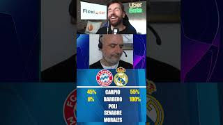 ¿Quién es favorito en la Champions Bayern o Real Madrid futbol championsleague [upl. by Aruasor]