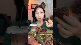 Chocolate 🍫 Galore here🤎🍫🍫p1 mukbang chocolavacake asmreating shorts [upl. by Dalenna104]