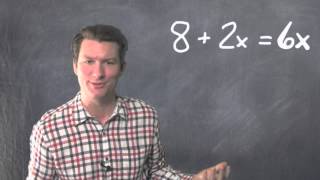 Equations with Variables on Both Sides  Dave May Teaches [upl. by Aufmann]