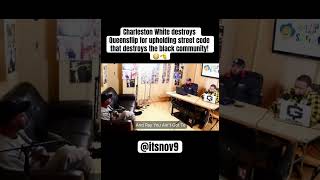 Charleston White go at it with Queenzflip 😳  charlestonwhite podcast fyp explorepage repost [upl. by Nnaid]