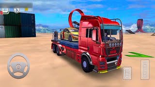 Ultimate Car Transporting Game  Offroad Truck Driving Simulator Offroad Transporter Truck Game [upl. by Vernen]