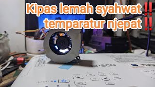 Epson EBX51 blinking temp lamp vlog13 [upl. by Eelhsa]