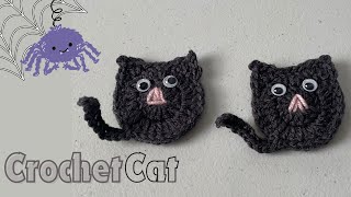 Crochet Cat Tutorial  Step By Step [upl. by Aylmer]