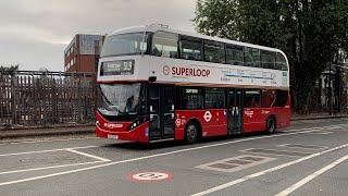 London Superloop Bus Ride Route SL9 Full Journey From Harrow To Heathrow Central [upl. by Ahsot]