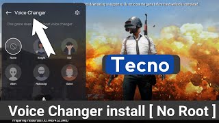 Tecno Voice Changer install  No Root  Game Voice Change Any Tecno [upl. by Nyrahtak]