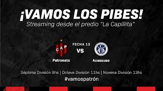 Patronato vs Acassuso  Fecha 13  7ma División [upl. by Swiercz685]