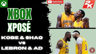 Kobe amp Shaq vs LeBron amp AD  Xbox Xposé  Empire Sports Talk [upl. by Dreddy]