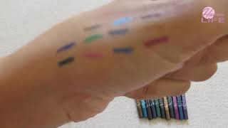 Flormar Review  waterproof eyeliner pencil swatches on my hand [upl. by Purvis]