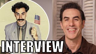 Sacha Baron Cohen Compares Dramatic New DISCLAIMER Performanceto BORAT  Interview [upl. by Haidedej798]