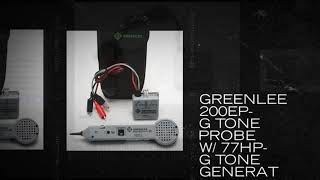 GreenLee 200EPG Tone Probe w 77HPG Tone Generator [upl. by Htebaras983]