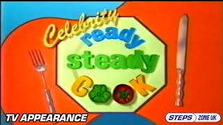 Claire Richards amp Lee Latchford Evans Steps on Celebrity Ready Steady Cook 20th July 2001 [upl. by Shannen558]