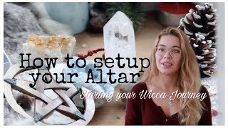 Setting up your Altar  Wicca 101 [upl. by Yvad]