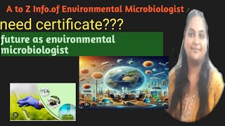 how to become environmental microbiologist job process  A to Z environmental microbiologist [upl. by Juliano]