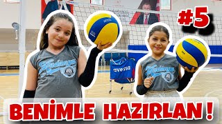 KURS VLOG  Voleybol Kursuna Benimle Hazırlan 5 [upl. by Nunnery]