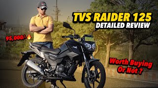 2024 TVS Raider 125 Detailed Review  Better than Xtreme 125r [upl. by Ignacius]