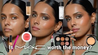 Unsponsored review of MAC  Full face of MAC Cosmetics  Is it worth the 💸 [upl. by Xet]