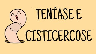 TENÍASE E CISTICERCOSE  PARASITOLÂNDIA [upl. by Teddman]