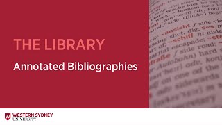 Annotated Bibliographies What they are and how to prepare one [upl. by Tandie629]