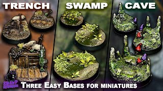 Three More Quick and Easy Bases for your Miniatures [upl. by Yenitsed]