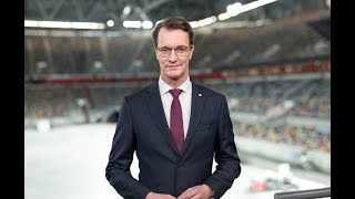 Neujahrsansprache von Ministerpräsident Hendrik Wüst für das Jahr 2024 [upl. by Nerok726]