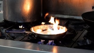 How to Prevent amp Douse a Kitchen Fire  DeepFrying [upl. by Patrizius]