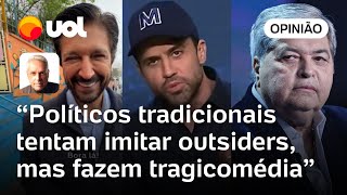 Com Datena e Pablo Marçal políticos tentam imitar outsiders mas resultado é tragicomédia  Toledo [upl. by Alecia306]