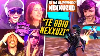 REACCIÓN de STREAMERS al ser ELIMINADOS por NEXXUZ en el TORNEO de FORTNITE de RUBIUS [upl. by Caiaphas990]