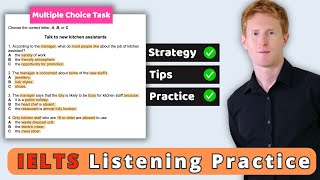 IELTS Listening  Best Strategy for Multiple Choice Questions [upl. by Elleinnad32]