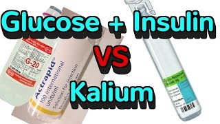 Warum geben wir Insulin und Glucose bei Hyperkaliämie [upl. by Einnalem945]