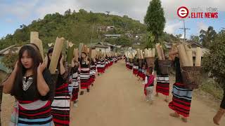 Traditional way of Fetching water by Kasom Khullen womenfolk  Elite TV [upl. by Gough]