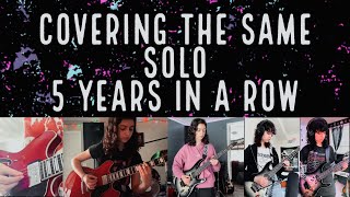 5 Years Of Guitar Progress Covering the Bohemian Rhapsody Solo 20192023 [upl. by Nilloc411]