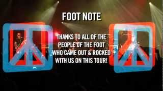 Chickenfoot Footnote Different Devil Tour 2012 Time Lapse  Thanks [upl. by Vicky387]