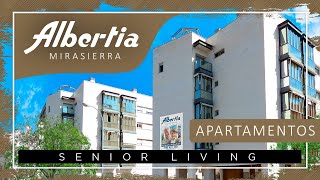 Albertia Mirasierra Madrid apartamentos para mayores [upl. by Onitnatsnoc]