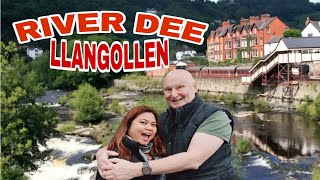 RIVER DEELLANGOLLENNORTH WALESUNITED KINGDOMmrandmrssplashvlogs [upl. by Betti]