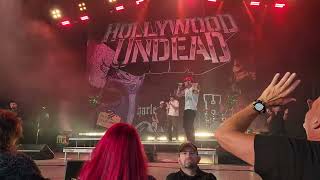 Riot Hollywood Undead PNC Bank Arts Center Holmdel NJ [upl. by Ennazus]