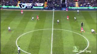 Tottenham Vs Cardiff City  Gary Medel Vs Aaron Lennon HD [upl. by Bauer463]