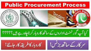 Procurement in Urdu  Public Procurement Process Smart Digital Pakistan  eProcurement in Pakistan [upl. by Egief]