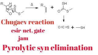 Pyrolytic syn elimination question from csirnet exam [upl. by Nnylidnarb865]